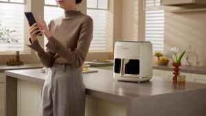 Steam Air Fryer Oven Digital Airfryer Stainless Steel Steam Air Fryer Oven  Electric Non-Stick Air Fryer Multifunctional Oil-Free Large Capacity 空气炸锅