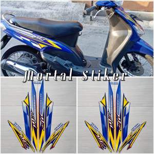 STIKER STRIPING FULL SET LIS LES YAMAHA MIO SPORTY TAHUN 2003 2004 2005