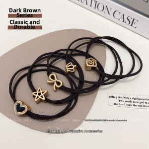 Black High-Elasticity Durable Hair Tie