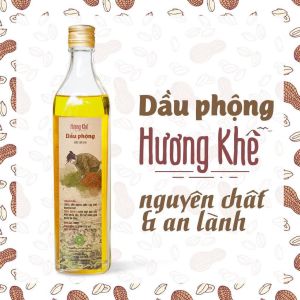 DẦU PHỘNG HƯƠNG KHÊ dầu ăn dầu phộng an lành cho bữa ăn hàng ngày cho gia đình