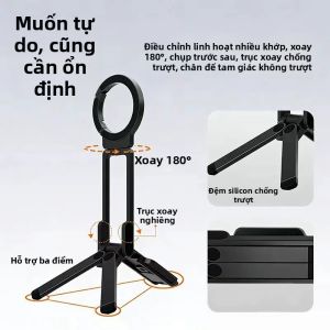 RQZN | Chân Đế Điện Thoại Mini Gấp Đa Năng