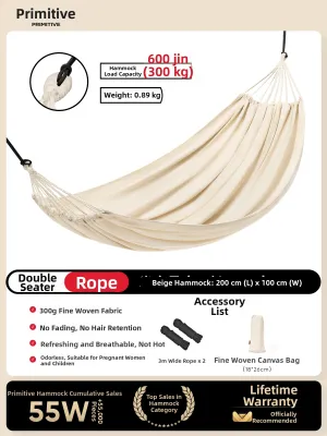 The Primitive | Outdoors Adult Swing Hammock Anti-Tip