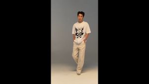 TOKIDOKI เสื้อยืด DOUBLE SKULL IN SHIBUYA TEE