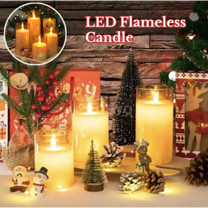 LED Flameless Candle Light Romantic Swing Flickering Candle Battery Powered Wedding/Party/Christmas
