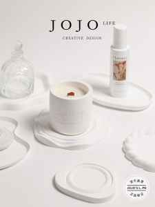 Simple Modern Aromatherapy Candle Tray Mat Irregular Photography Props Home Decorations Desktop Ornaments Non Slip Coaster