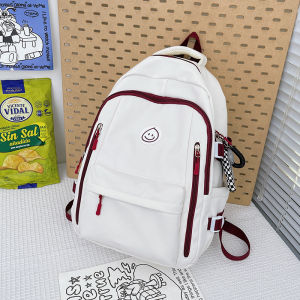 School Bag Korean Style Student Backpack Nylon Bag Large-Capacity Back Pack Bag for High School Backpack for College Students