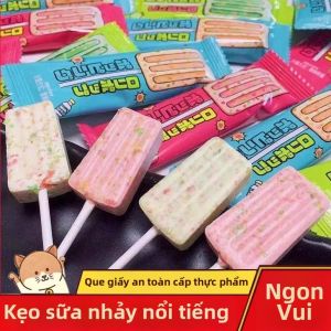 WENXIANGZAN | Attractive Ice Cream Shape Milk Candy Lollipop