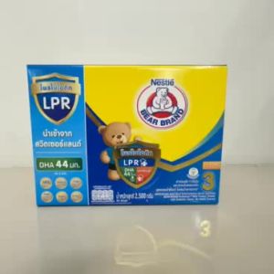 BEAR BRAND นมผง ตราหมี โพรเท็กซ์ชัน สูตร 3 นมผง รสน้ำผึ้ง /รสจืด 3000กรัม (พรีไบโอติด LPR)