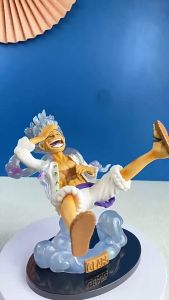 Action Figure ONE PIECE : LUFFY GEAR 5 SUN GOD NIKA Iconic Pose- Miniatur Pajangan Topper Mainan Gir 5th Monkey D. Lufy