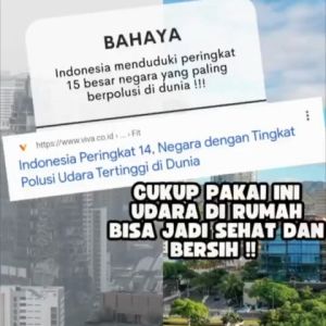 MISS LIFE Smart Air Purifier: Lampu UV Sterilizer & Filter Karbon Aktif HEPA