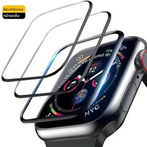 ป้องกันหน้าจอโค้งเต็มรูปแบบสําหรับ Apple Watch Ultra 2 49 มม.ไม่ใช่แก้วป้องกันสําหรับ Iwatch Series 10 9 8 7 6 5 SE 46 มม.41 มม.45 มม.