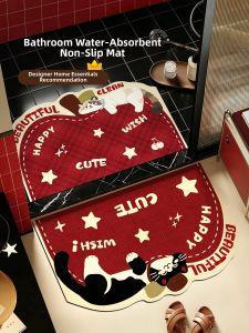 YUNHAOBUYI | Silica Bathmat Water Absorption Anti-slip