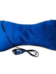 Electric Heating Neck Pillow Pure Artemisia Heat Therapy Sleep Aid Polyester Fiber Single Person Bone Shaped Artemisia Pillow