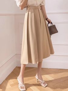 DAIXIANGFEIZI | Women High Waist A-Line Pleated Skirt