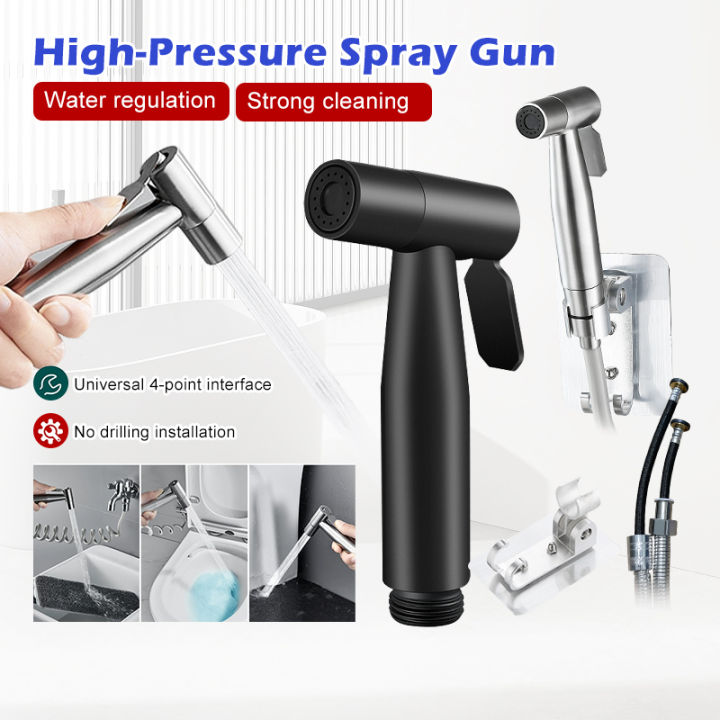 High Quality Stainless Steel Bidet Sprayer For Toilet Bidet Flusher Set