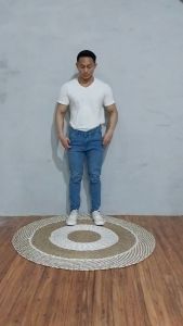 Celana Jeans Pria Panjang Premium Slimfit / Pensil Bahan Melar Celana Cowok Distro Terbaru Hitam