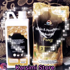 BRM Pewangi Mawar Laundry Pelicin dan Pengharum Pakaian refill 900 ml --> 800 ml