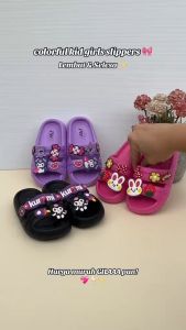Kids Sandal Slipper Cute Girl Shoes Sandal Soft Material Anti Slip Comfortable Kasut Budak Perempuan Comel Size 24-35