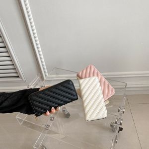 Korean Fashion Women Ladies Wallet Long Wallet PU Leather Multifunctional Wallet Twill Handbag