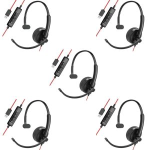 NUBWO | Tai Nghe Có Dây Cao Cấp HROEENOI Có Micrô Khử Tiếng Ồn Dành Cho Máy Tính Xách Tay PC Cuộc Họp Zoom Skype - Tai Nghe USB Call Center