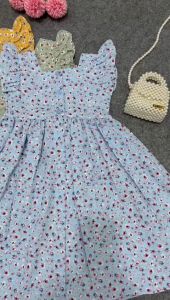 Leia - Baju Anak Bunga 22/ Dress Anak Bunga 22 Crincle Usia 3 - 7 Tahun