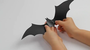 สติ๊กเกอร์ค้างคาว 3 มิติลายฮาโลวีน 16 ชิ้น/แพ็ค สติกเกอร์ติดผนังลายค้างคาว 3 มิติ ตกแต่งฮาโลวีน พร้อมสติ๊กเกอร์