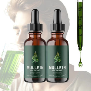 60ML Original Mullein Leaf Extract Drops Food Supplement Green Liquid with Chlorophyll