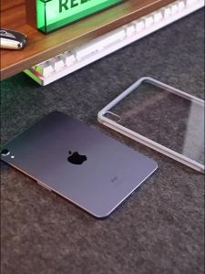 BALUEUS | Ultra-thin Clear Silicone Shockproof Full Coverage Case with Pencil Holder for iPad Mini 6/7