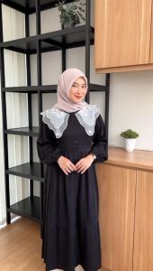 PIMASTORE Violin Midi Dress - Setelan Wanita Kekinian