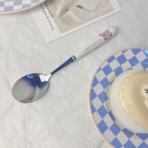 Kakabi Large Capacity Cartoon Anime Porcelain Noodles Bowl with Handle Cute Pink Dormitory Essential Student Rice Bowl