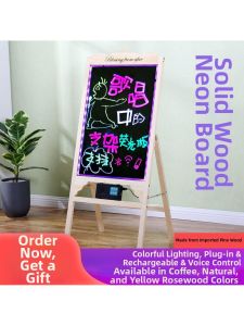 MOLORE | Real Wood LED Light Advertising Board
