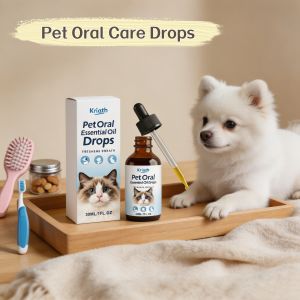 Pet Mouth Cleaning Drops Natural Plants Tartar Remover Cleaning Bad Smell Tongue Pet Accessories Dogs And Cats Oral Cleanse Drop