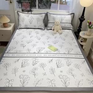 High End Thickened Baby Safe Ice Pea Jacquard Cooling Bamboo Mat