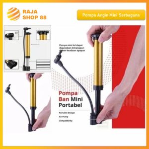 Pompa Angin Mini Portable Pompa Angin Ban Sepeda Balon Bola Kasur Serbaguna