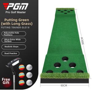 PGM GOLF | Indoor Golf Putting Green Multi-Hole Practice Portable Trainer