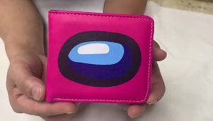 Bandai | Anime Dragon Ball Cartoon anime character portable coin purse printing Two Fold Leather Wallet large capacity Card Bag boy gift