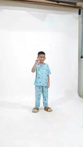 Kiminori LINI.CP Setelan Baju Tidur Anak Lengan Pendek