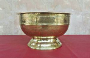 Bokor besar 26cm bahan kuningan bokor antik bokor besar bokor kuningan