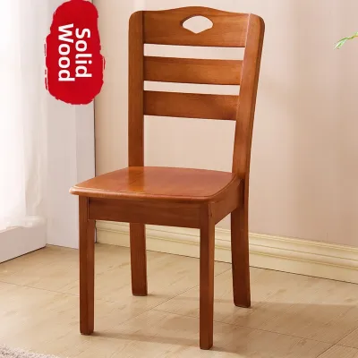 Solid Wood Back Chair Dining Chair Modern Simple Style Wooden Home Dining Table Chair Disassembly Installation Instructions