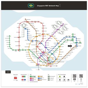 2026 Version English-Chinese Subway Map Decorative Picture