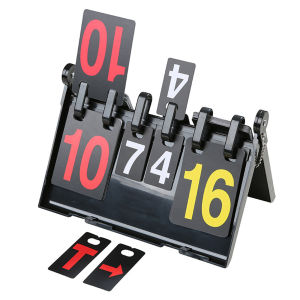 Waterproof Portable Scoreboard with Large Display for Cornhole and Volleyball Games Foldable and Double-Sided for Easy Use