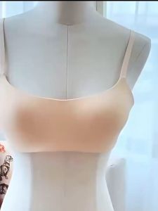 Seamless Push-up Bras Women Small Chest Tube Top 1/2 Cup Non-Wire Bra Underwear