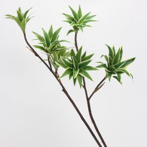 High-End Feeling Simulation Plant Single Branch Flower Arrangement Purple Dew Grass Decorative Restaurant Placement Green Plant Floral Decoration