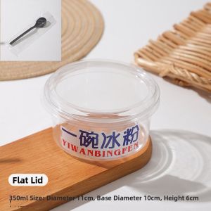 Disposable Transparent Packaging Bowls for Ice Jelly