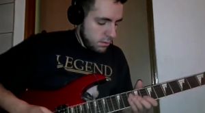 39 Inch 6-String 24 Fret Wire Mini Audio Electric Guitar Set with Accessory