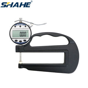 SHAHE 0-10/24mm 0.01mm Digital Thickness Indicator Gauge With Throat Depth 120mm Measure Gauge Tool