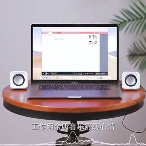 【Best】Portable Luxury 2.0 Multimedia Speaker 9D Hi-Fi Rock Bass Surround Computer Speaker with 3.5mm AUX Connection Wired USB Speaker 10W Dual Speaker Sound Bar Pembesar Suara Audio Speaker Pembesar Suara音响 音箱