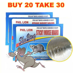 【BUY 20 TAKE 30】Large Mouse rat Sticky Mice Rodent Glue Board Bait Trap  Super Strong Adhesion Anymore Mouse & Rat Trap Glue Board Sticky mouse board mouse glue trap Mouse Sticky Board Bait Traps COD Super Strong Sticky Non-Toxic Rodent & Insect Trap