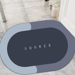 Floor Mat Anti-Slip Bathroom Kitchen Toilet Super Absorbent Alas Kaki Tandas 卫生间门口脚垫浴室吸水