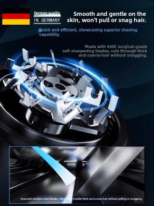 MONLEYTA | Portable Electric Shaver For Men Mini Beard Trimmer Official Authentic Product Quick Charge Long Battery Life Any Skin Type